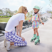 Load image into Gallery viewer, 2 in 1 inline roller skates size 30-33 - Mint