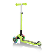 Load image into Gallery viewer, Primo Foldable Scooter with Lights three wheeled - Lime green