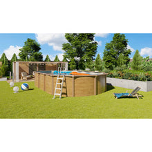 Cargar imagen en el visor de la galería, Piscina de acero elevada OSMOSE 795x490x132 con bomba de filtración