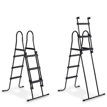 Load image into Gallery viewer, EXIT Black Pool 400x200x100 with filter and ladder - black