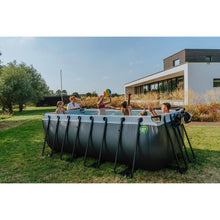 Load image into Gallery viewer, EXIT Wood Pool 400x200x122 with sand filter and ladder - brown