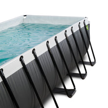 Carregar imatge al visor de la galeria, Piscina EXIT Black 540x250x122 amb filtre i escala - negre
