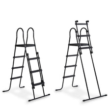 Carregar imatge al visor de la galeria, Piscina EXIT Black 540x250x122 amb filtre i escala - negre