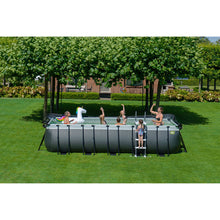 Carregar imatge al visor de la galeria, Piscina EXIT Black 540x250x122 amb filtre i escala - negre