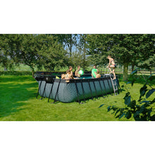 Load image into Gallery viewer, EXIT Stone pool 540x250x122 with sand filter and ladder - gray