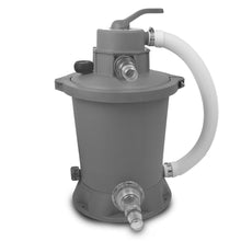 Load image into Gallery viewer, EXIT Stone pool 540x250x122 with sand filter and ladder - gray