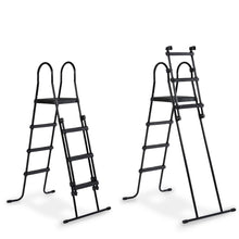 Load image into Gallery viewer, EXIT Black pool 450x122 with sand filter and ladder - black