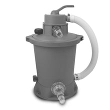 Load image into Gallery viewer, EXIT Wood pool 488x122 with sand filter and ladder - brown