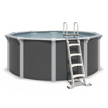 Cargar imagen en el visor de la galería, Piscina de acero elevada OSMOSE ANTRACITA 395x132 con bomba de filtración