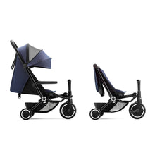 Carregar imatge al visor de la galeria, Tricicle Convertible SmarTrike Traveler Stroller Trike Midnight - Blau