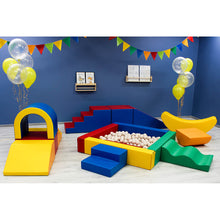 Carregar imatge al visor de la galeria, Parc infantil de blocs d´escuma amb piscina de boles - Iglu Party Multi color