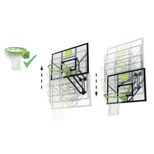 Cargar imagen en el visor de la galería, Tablero de Baloncesto para Montaje en Pared con Dunkring EXIT Galaxy - Verde/Negro