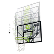 Cargar imagen en el visor de la galería, Tablero de Baloncesto para Montaje en Pared EXIT Galaxy - Verde/Negro