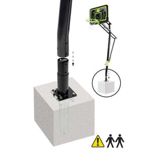 Cargar imagen en el visor de la galería, Tablero de Baloncesto para Montaje en Suelo EXIT Galaxy - Edición Negra