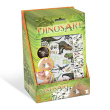 Cargar imagen en el visor de la galería, Tatuajes Temporales de Dinosaurios Brillantes en la Oscuridad
