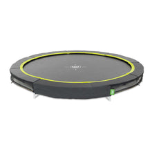 Cargar imagen en el visor de la galería, Cama elástica deportiva en suelo EXIT Silhouette ø244cm - Negro