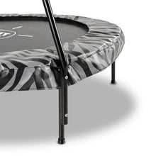 Load image into Gallery viewer, EXIT Tiggy junior trampoline with bar ø140cm - Black/Grey