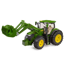 Carregar imatge al visor de la galeria, Tractor de joguina John Deere 7R 350 amb carregador frontal