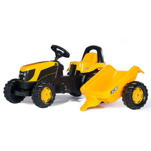 Load image into Gallery viewer, JCB pedal tractor with trailer