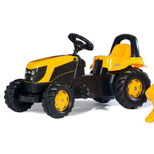 Load image into Gallery viewer, JCB pedal tractor with trailer