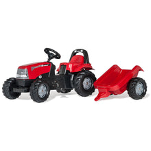 Cargar imagen en el visor de la galería, Tractor con pedales y remolque Case 1170 CVX