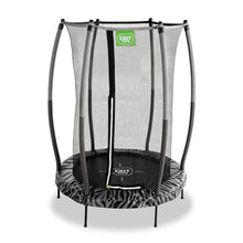 Load image into Gallery viewer, EXIT Tiggy junior trampoline with safety net ø140cm - Black/Grey