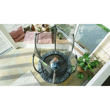 Load image into Gallery viewer, EXIT Tiggy junior trampoline with safety net ø140cm - Black/Grey