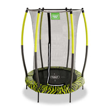 Load image into Gallery viewer, EXIT Tiggy junior trampoline with safety net ø140cm - Black/Green