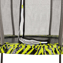 Load image into Gallery viewer, EXIT Tiggy junior trampoline with safety net ø140cm - Black/Green