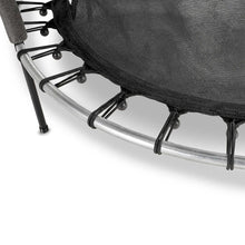 Load image into Gallery viewer, EXIT Tiggy junior trampoline with safety net ø140cm - Black/Green