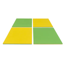 Cargar imagen en el visor de la galería, Alfombra Infantil Puzzle de Foam 180x180cm - Amarillo Verde