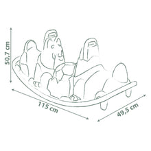Load image into Gallery viewer, Two-seater seesaw Green dog Smoby Life