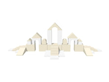 Carregar imatge al visor de la galeria, Blocs de Psicomotricitat Iglu Mega Castell Blanc Beige