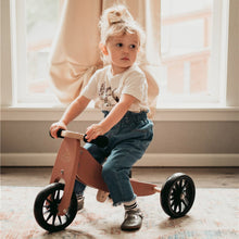 Cargar imagen en el visor de la galería, Bicicleta de equilibrio y triciclo de madera 2 en 1 Tiny Tot  - Coral