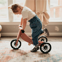 Cargar imagen en el visor de la galería, Bicicleta de equilibrio y triciclo de madera 2 en 1 Tiny Tot  - Coral