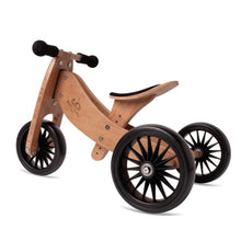 Load image into Gallery viewer, Tiny Tot Plus 2-in-1 Wooden Balance Bike and Tricycle - Bamboo