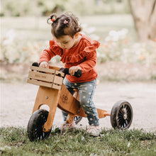 Load image into Gallery viewer, Tiny Tot Plus 2-in-1 Wooden Balance Bike and Tricycle - Bamboo