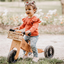 Load image into Gallery viewer, Tiny Tot Plus 2-in-1 Wooden Balance Bike and Tricycle - Bamboo