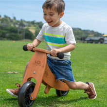 Load image into Gallery viewer, Tiny Tot Plus 2-in-1 Wooden Balance Bike and Tricycle - Bamboo