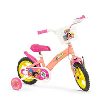 Cargar imagen en el visor de la galería, Bicicleta Infantil EN71 DC Girl Friends 12" - Para Niñas a partir de 3 años