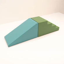 Carregar imagem no visualizador da galeria, Bloques de Espuma para Psicomotricidade Escada e Escorrega - Verde