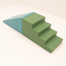 Carregar imagem no visualizador da galeria, Bloques de Espuma para Psicomotricidade Escada e Escorrega - Verde