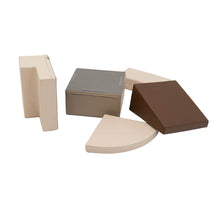 Cargar imagen en el visor de la galería, Bloques de Psicomotricidad Iglu Corner Climber color Chocolate