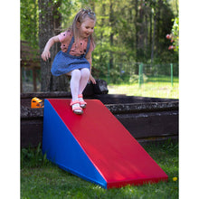 Load image into Gallery viewer, Foam Blocks for Motor Skills Stairs and Slide - Red and Blue