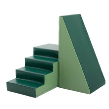Load image into Gallery viewer, Foam Blocks for Motor Skills Stairs and Slide - Green
