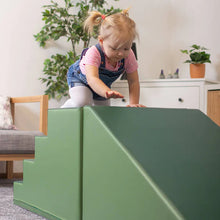 Load image into Gallery viewer, Foam Blocks for Motor Skills Stairs and Slide - Green