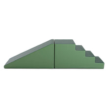 Load image into Gallery viewer, Foam Blocks for Motor Skills Stairs and Slide - Green