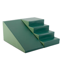 Load image into Gallery viewer, Foam Blocks for Motor Skills Stairs and Slide - Green