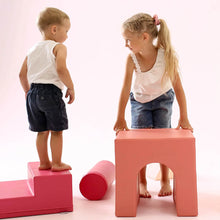 Load image into Gallery viewer, Iglu Castle Pink Foam Blocks