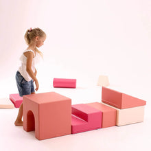 Load image into Gallery viewer, Iglu Castle Pink Foam Blocks